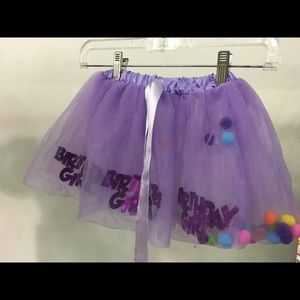 One size toddler birthday tutu!